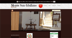 Desktop Screenshot of montesangiuliano.it